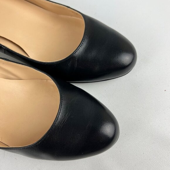 Cole Haan Womens Black Leather Block Heel Pumps Career Dressy size 9.5B - Picture 8 of 15